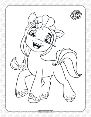 printable mlp sunny starscout coloring pages
