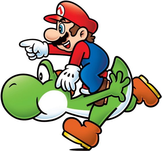 Super Mario and Yoshi Png