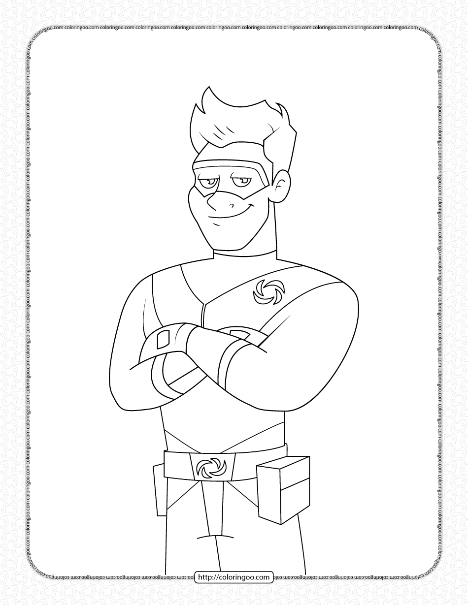 printable henry danger pdf coloring pages