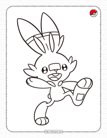 10 Scorbunny Pokémon Coloring Pages to Unleash Your Inner Artist