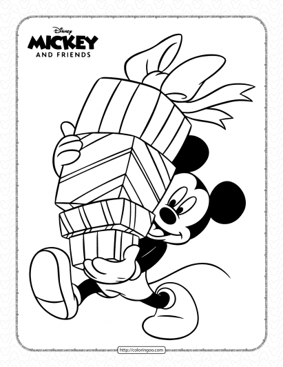 disney mickey and friends coloring sheets