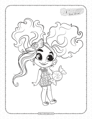 hairdorables dee dee fashion dolls coloring pages