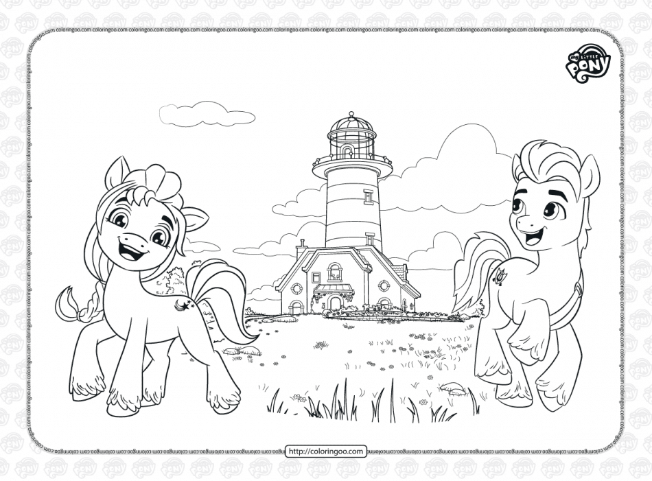 mlp a new generation maretime bay coloring page