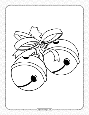 printable jingle bells coloring pages