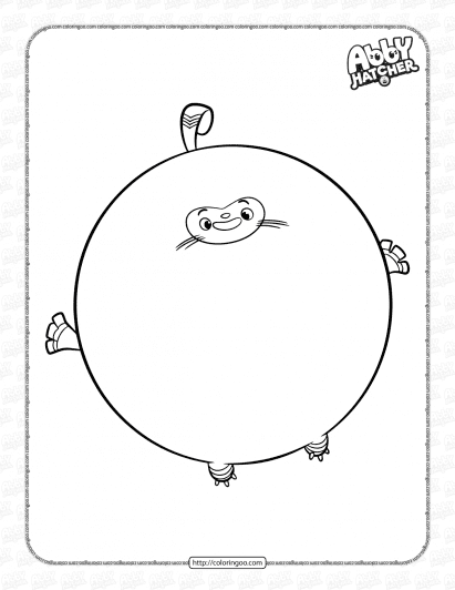 abby hatcher teeny terry coloring pages