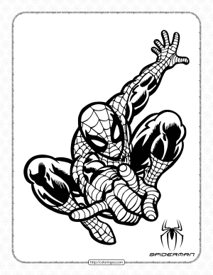 free printable spider man coloring pages