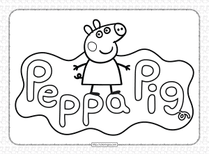 peppa pig coloring pages
