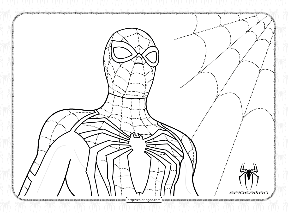 the amazing spider man coloring pages