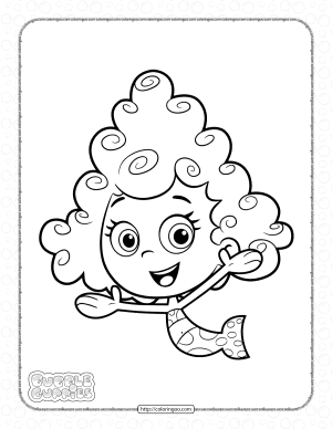 bubble guppies deema coloring pages