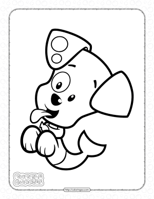bubble guppies puppy coloring pages