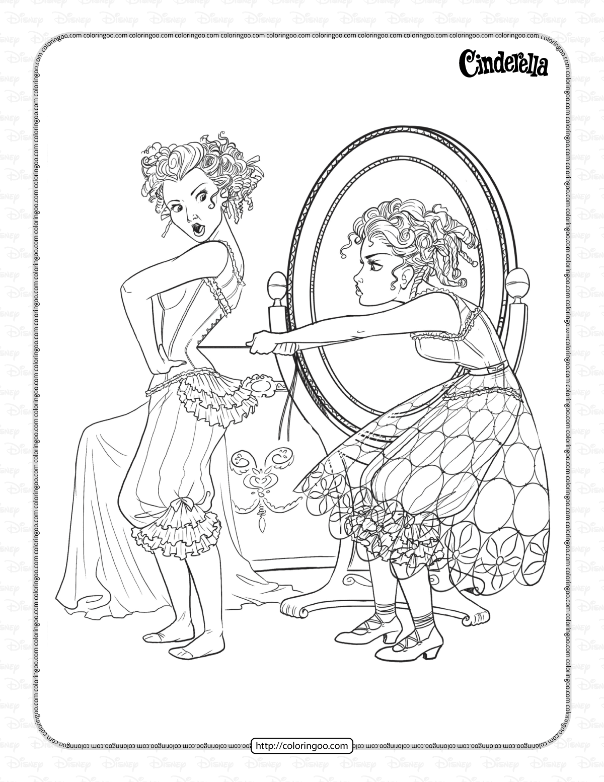 cinderellas stepsisters get dressed for the ball