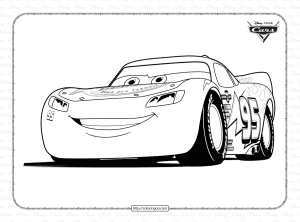 printable lightning mcqueen coloring pages