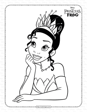 the princess and the frog coloring activities