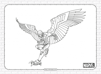 free printable marvel vulture coloring pages