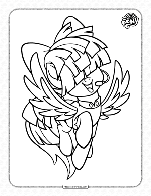 mlp songbird serenade pdf coloring pages