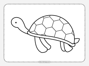 sea turtle pdf coloring sheet