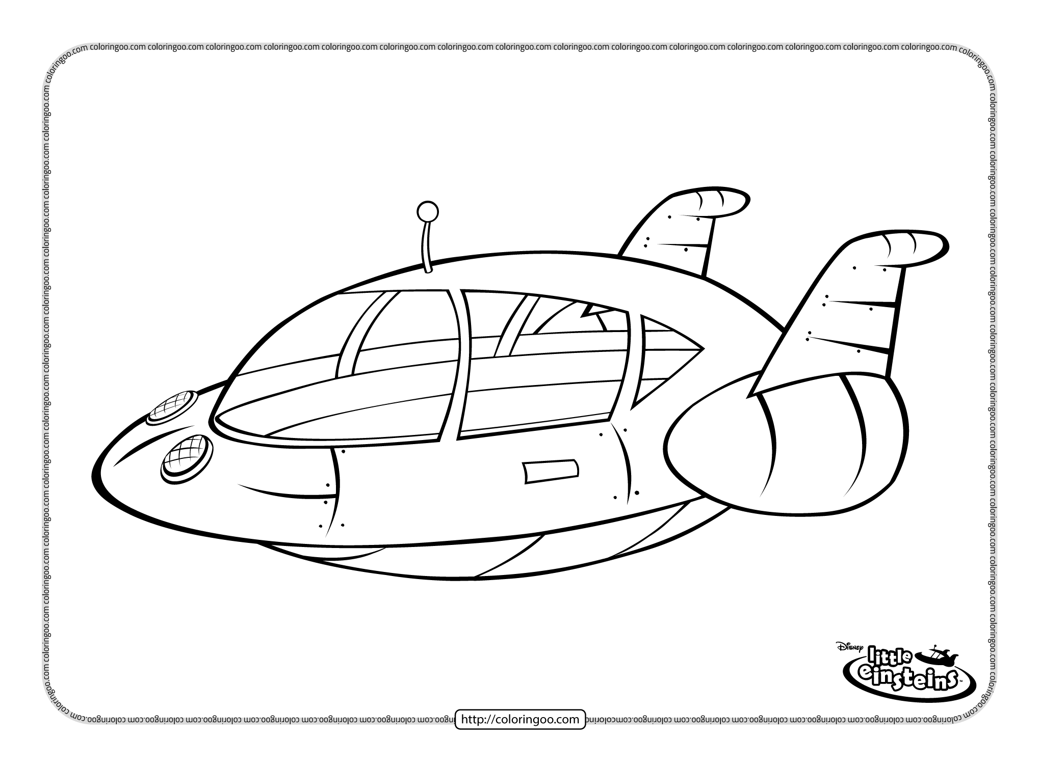 little einsteins rocket coloring pages