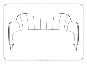 printable sofa coloring pages