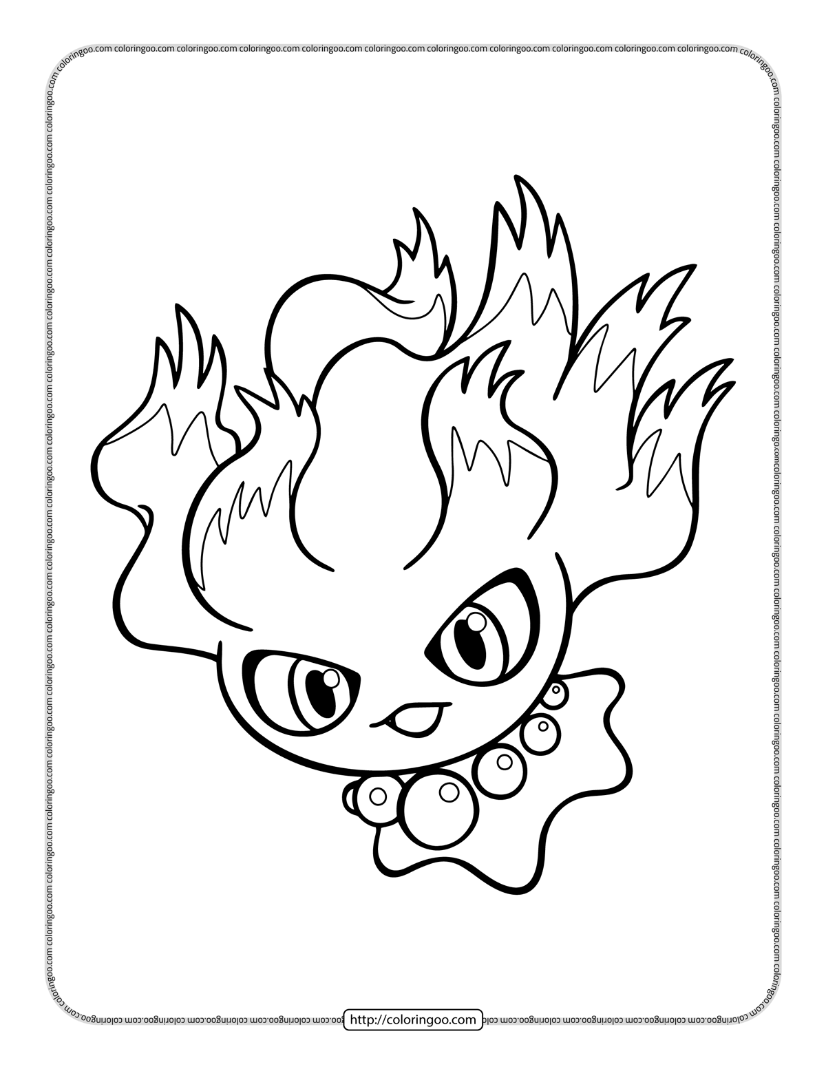 pokemon misdreavus pdf coloring pages