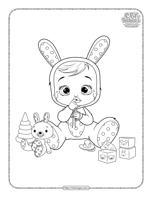 cry babies coney coloring pages