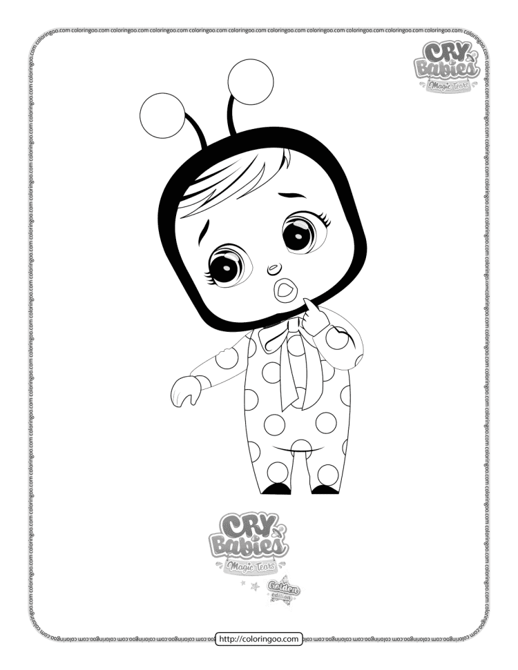 cry babies magic tears coloring sheets