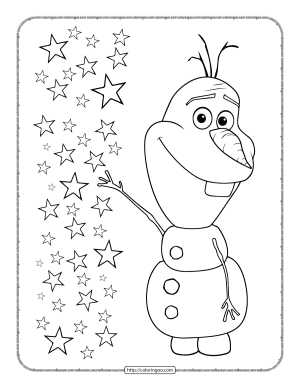 stardust olaf coloring pages