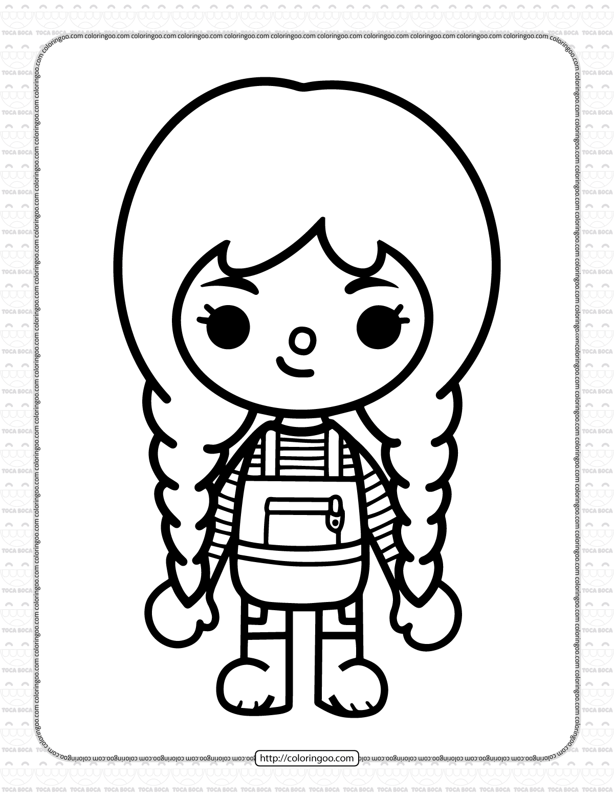 toca life coloring pages 4