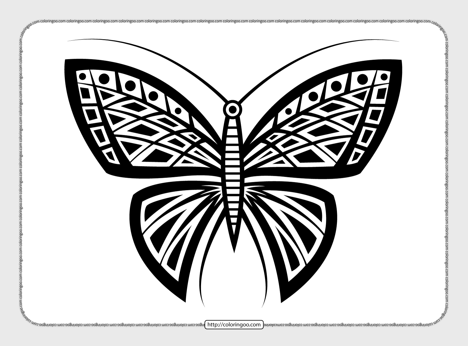 printable best design butterfly tattoo