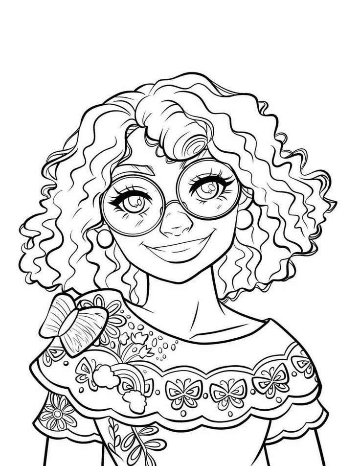 encanto mirabel coloring pages