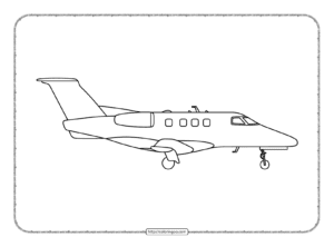 embraer phenom 100 coloring page