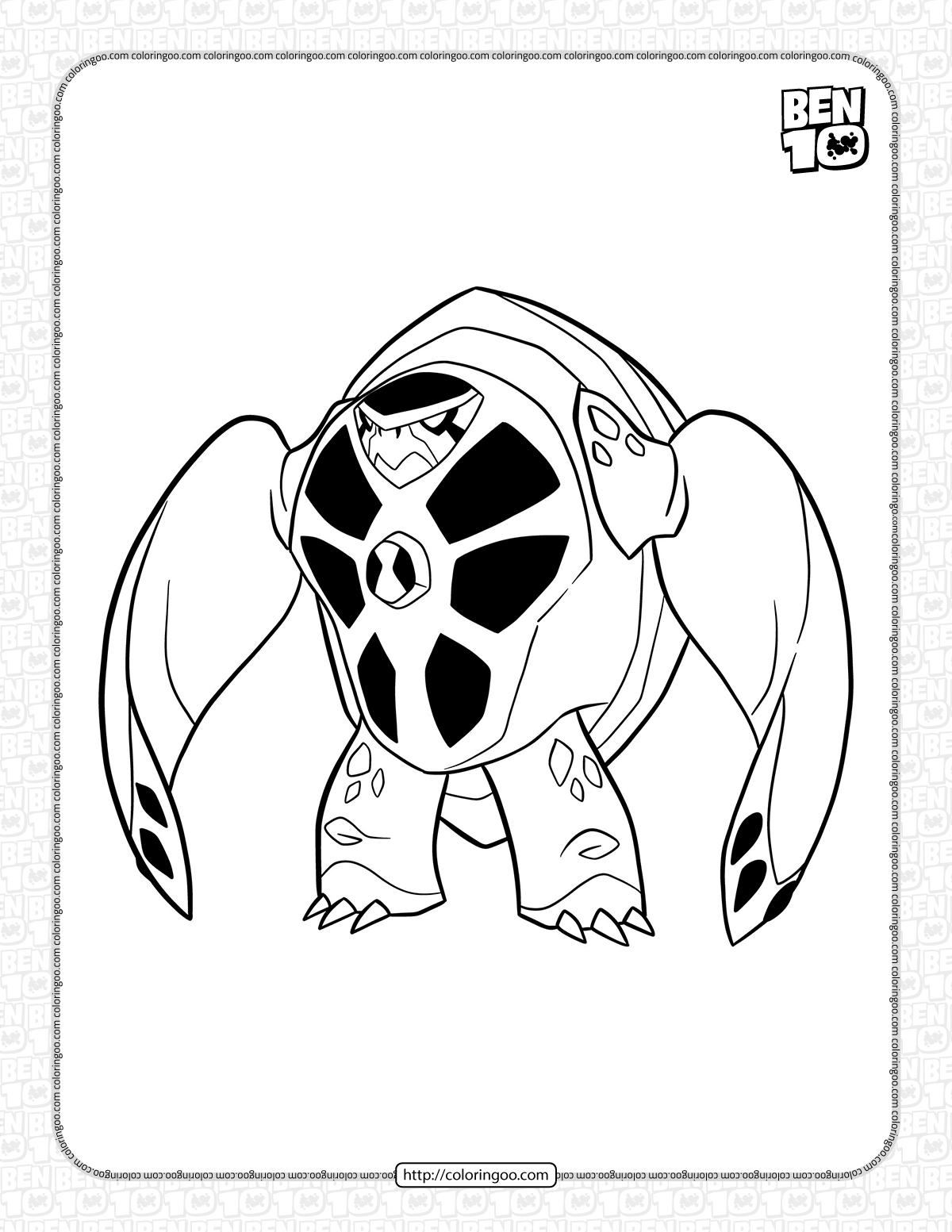terraspin omniverse classic coloring page