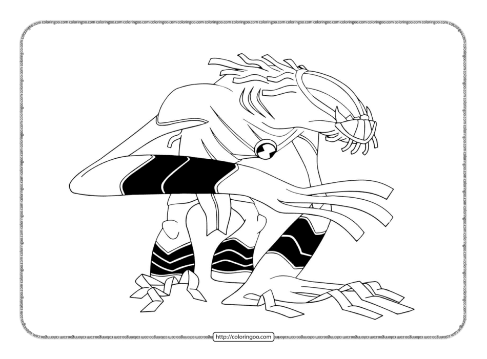 wildmut benmummy coloring page