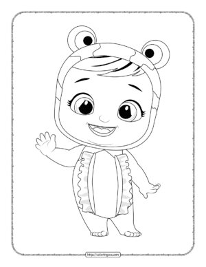 cry babies fern coloring sheet