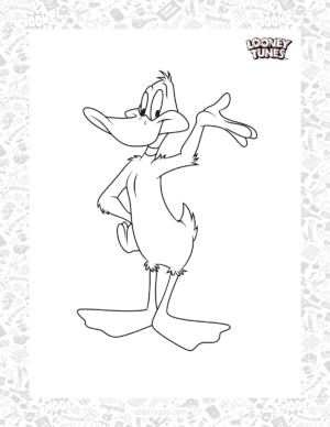 daffy duck coloring sheet
