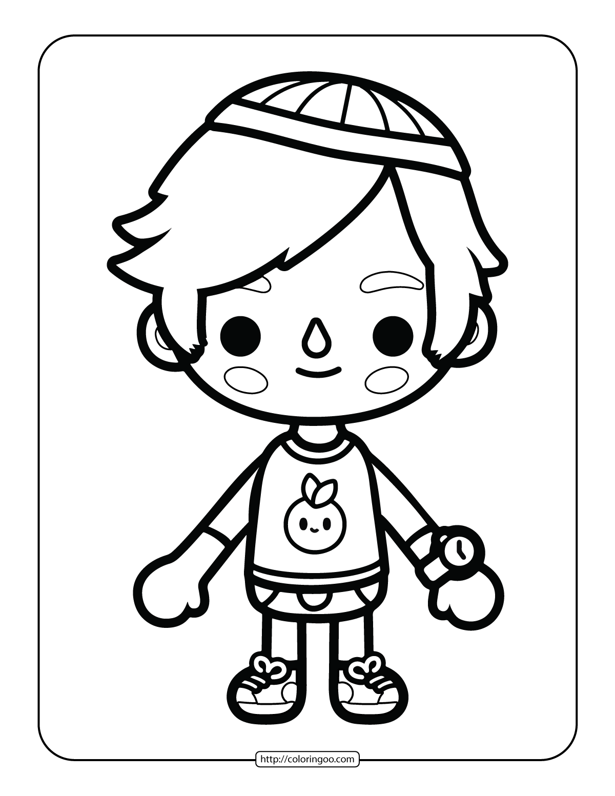 toca life coloring sheet for kids