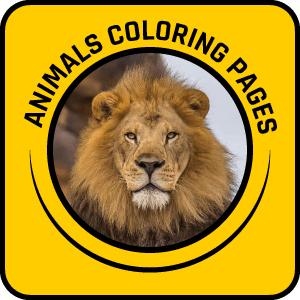 animals yellow button