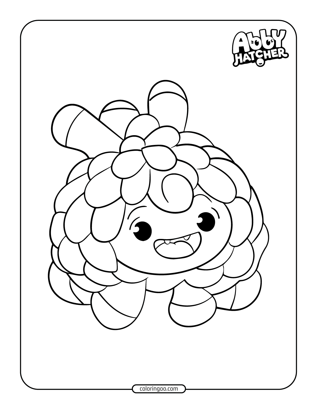 abby hatcher otis coloring page